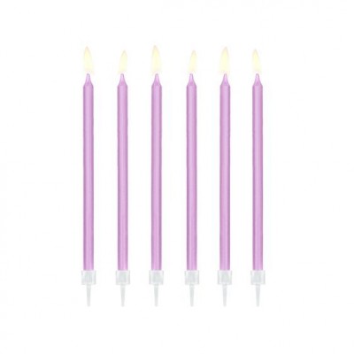 Sviečky svetlo fialové
