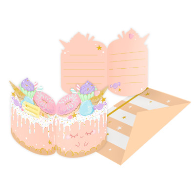 Pozvánky Crazy Cake