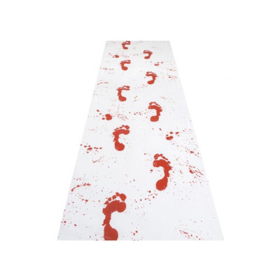 Dekoračný koberec Krvavé stopy