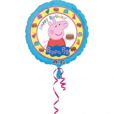 Fóliový balón Peppa Pig Happy B-Day