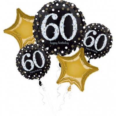 Balónová buketa 60 narodeniny