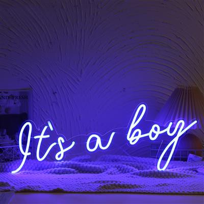 LED neonový nápis It´s a boy