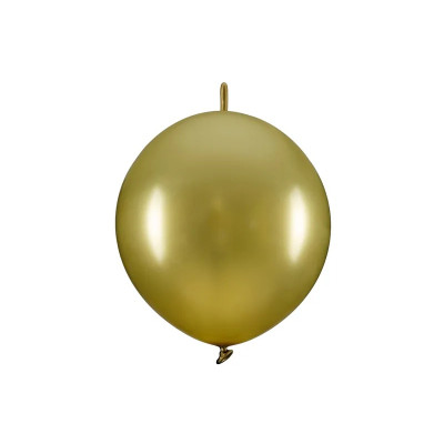 Latexový balón spájací zlatý 33 cm