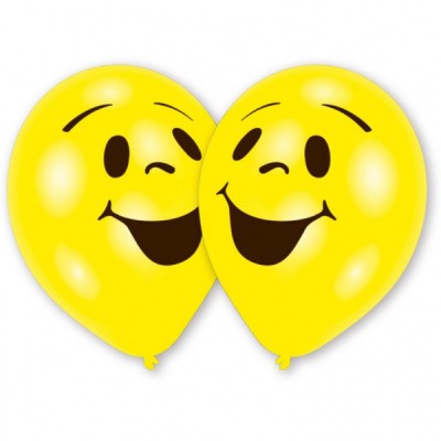 Latexové balóny usmievavé tváre