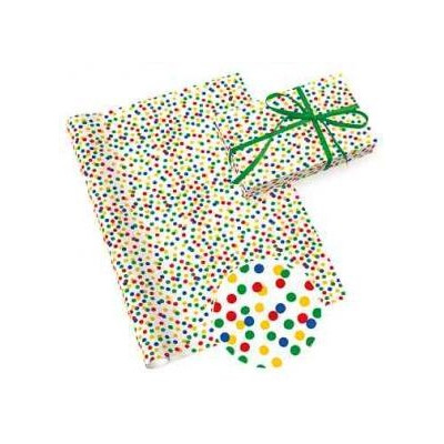 Darčekový baliaci papier Farebné bodky