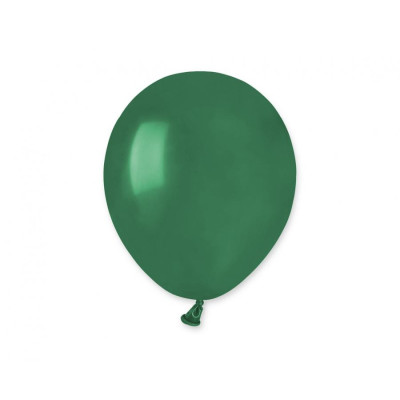 Latexové dekoračné balóny pastelová smaragdová zelená 12,5 cm