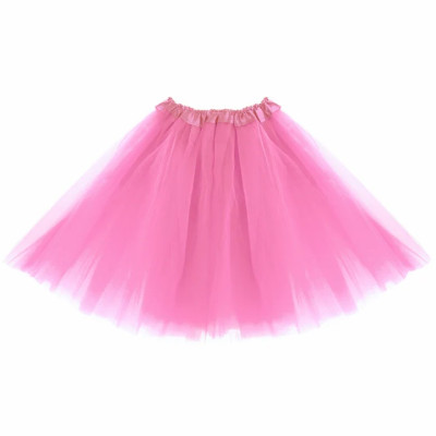 Tylová sukňa ružová 40 cm