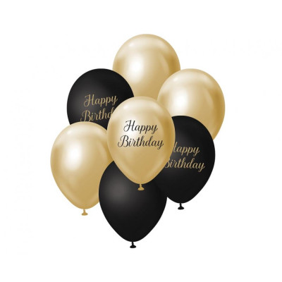 Latexové balóny Happy Birthday