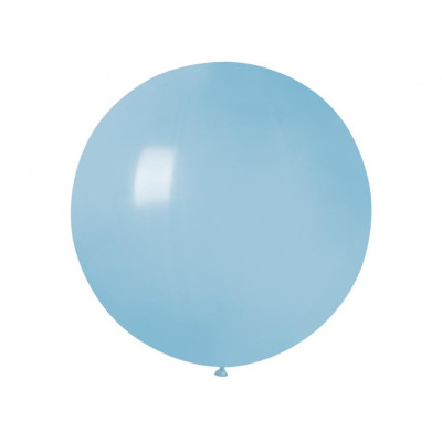 Latexový dekoračný balón pastelová nebeská modrá 75 cm