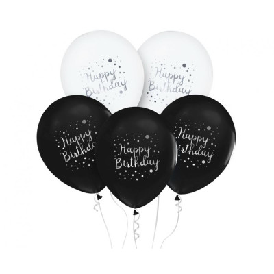 Latexové balóny Happy Birthday