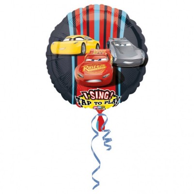 Spievajúci fóliový balón "CARS 3"