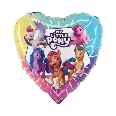 Fóliový balón srdce My Little Pony