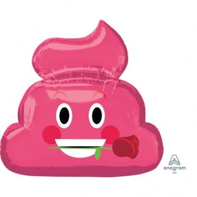 Fóliový balón SuperShape Pink Emoji
