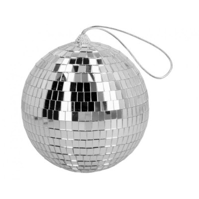 Disco guľa strieborná 15 cm