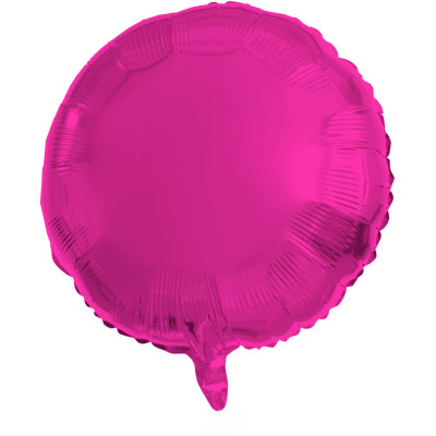 Fóliový balón kruh lesklá Magenta