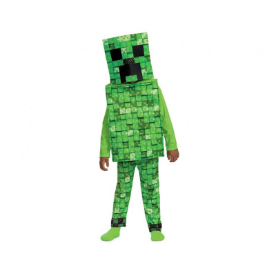 Chlapčenský kostým Minecraft Creeper veľkosť 4-6 rokov