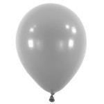 Dekoračný latexový balón šedý 35 cm