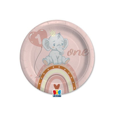 Taniere One Birthday Boho pink 18 cm