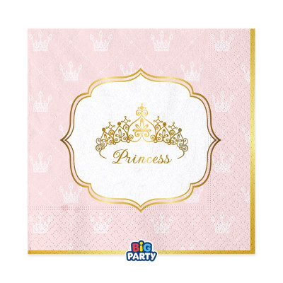 Servítky Princess ružové