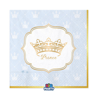Servítky Prince modré