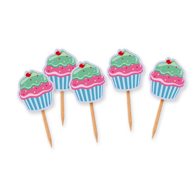 Zapichovacie ozdoby do muffinov Muffiny