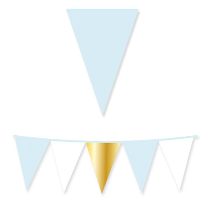 Vlajočkový banner modrý