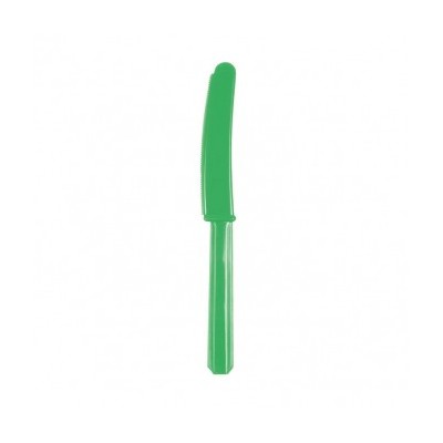 Plastový príbor nožík zelený