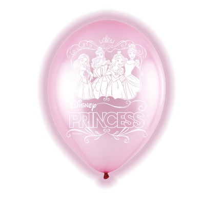 Svietiace Latexové LED balóny princess 27,5 cm