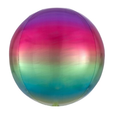 Fóliový balón Orbz dúhový