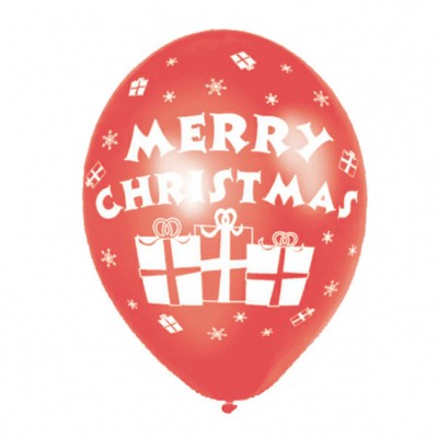 Latexové balóny Merry Christmas