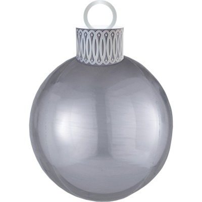 Fóliový balón Orbz vianočná guľa