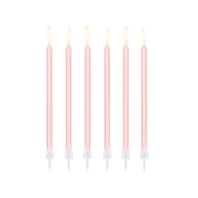 Sviečky svetlo ružové