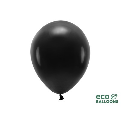 Latexové ECO Balóny pastelové čierne
