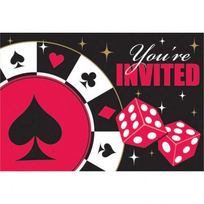 Pozvánky Casino Party
