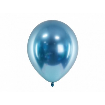 Latexový balón lesklý modrý 33 cm