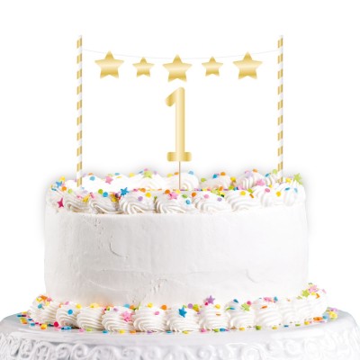 Zapichovacia ozdoba na tortu 1 narodeniny