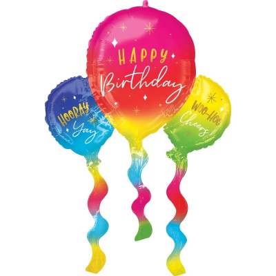 Fóliový balón supershape fun Happy B-Day