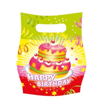 Tašky na Party Happy B-Day torta