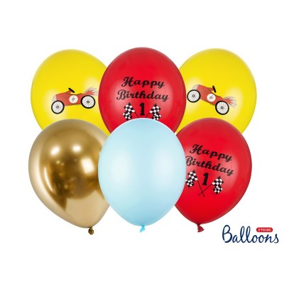 Latexové balón autíčka prvé narodeniny