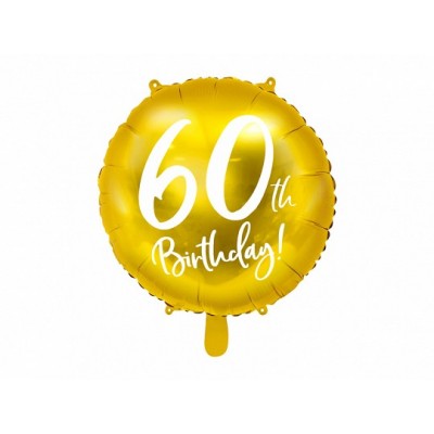 Fóliový balón 60 narodeniny