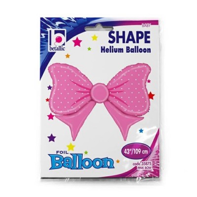 Fóliový mega balón motýlik ružový