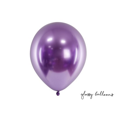 Latexové lesklé balóny fialové