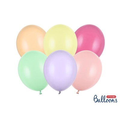 Latexové balóny mix pastelové farby 100 ks