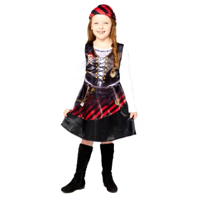 Dievčenský kostým pirátka 3-4 roky