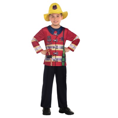 Detský kostým požiarnik 4-6 rokov