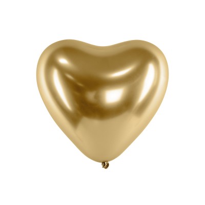 Latexový balón satin luxe zlaté srdiečko