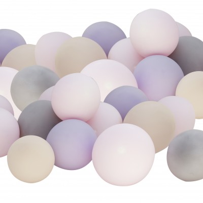 Latexové dekoračné balóny mix pastelová farba