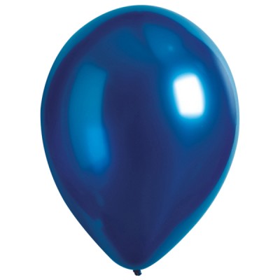 Latexové dekoračné balóny satin luxe modré