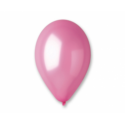 Latexový balón ružová metalická farba