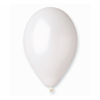 Latexový balón biela perleťová farba